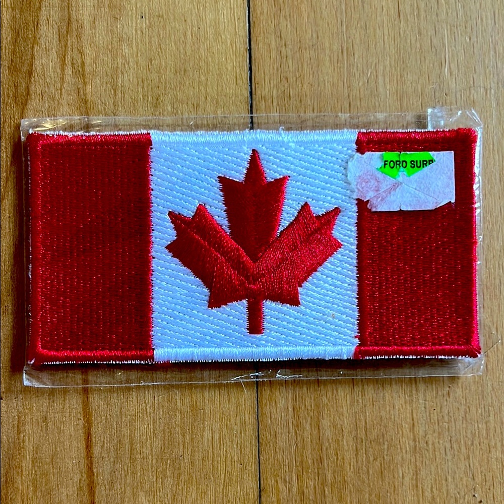 Red and White Canadian Flag Patch
